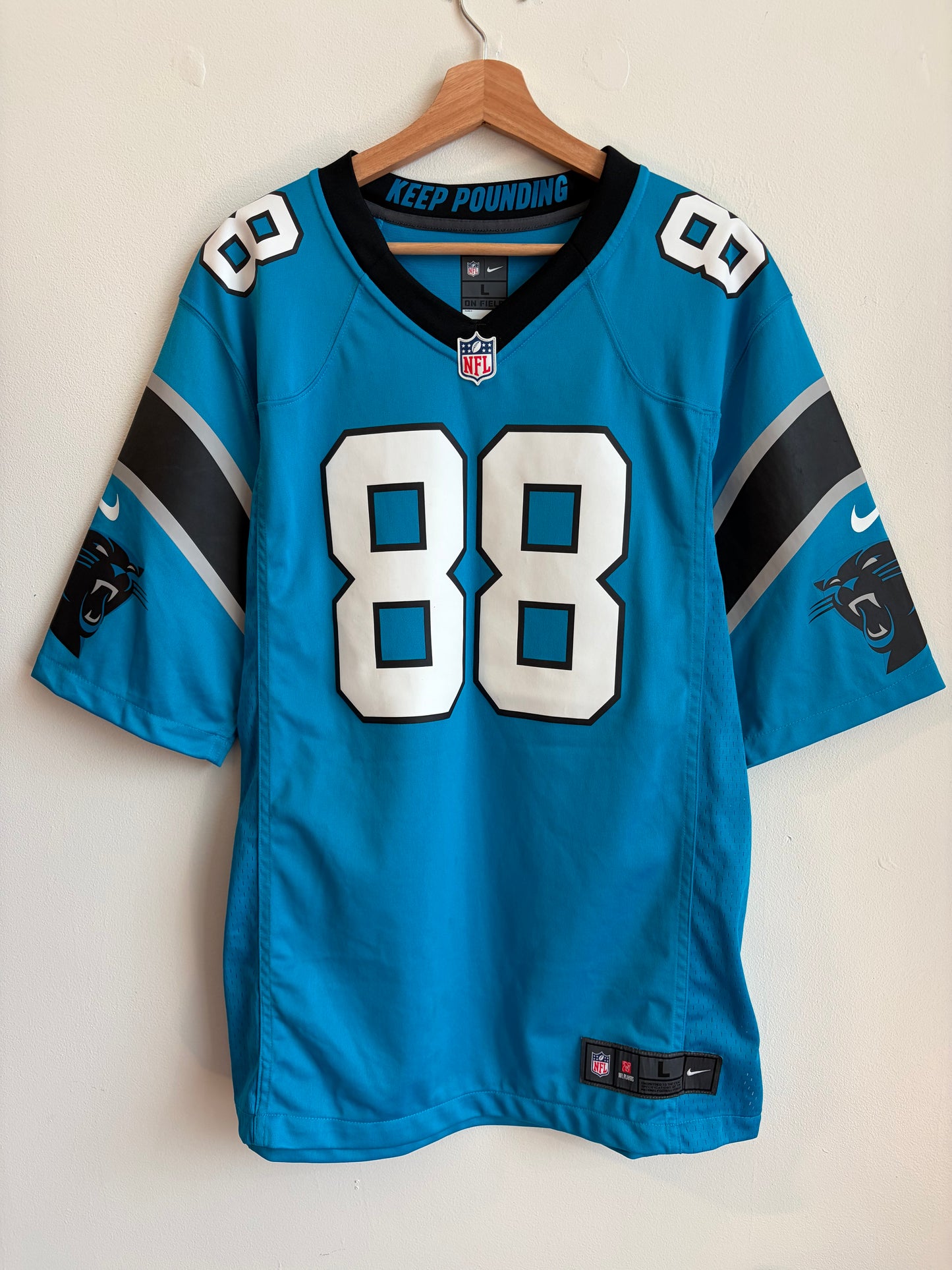 2016 Carolina Panthers Blue Greg Olsen Nike Jersey (L)