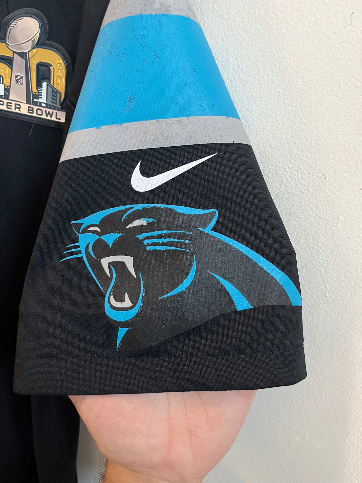 2015 Carolina Panthers SB 50 Home Jersey (Youth XL)