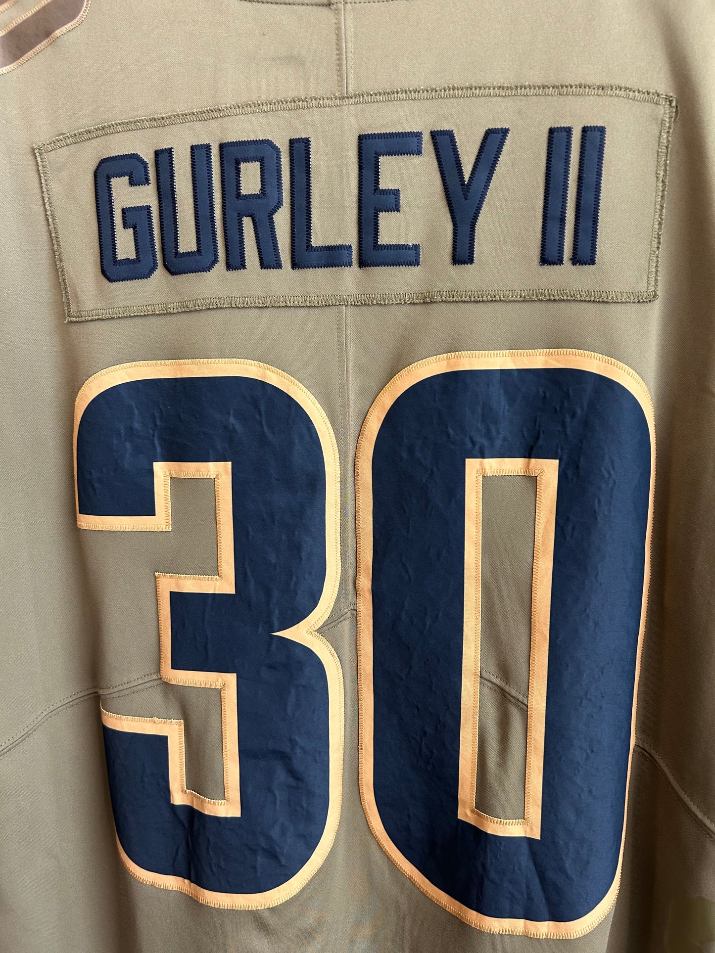 2017 Rams Todd Gurley II NFL "Salute to Service" Jersey (S)