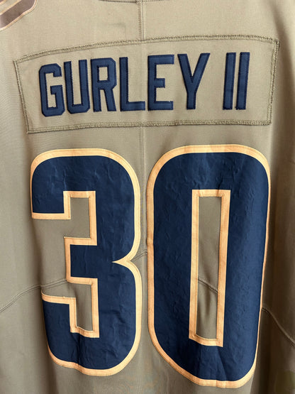 2017 Rams Todd Gurley II NFL "Salute to Service" Jersey (S)