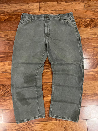 00s Olive Dickies Olive Carpenter Pants (40 x 30)