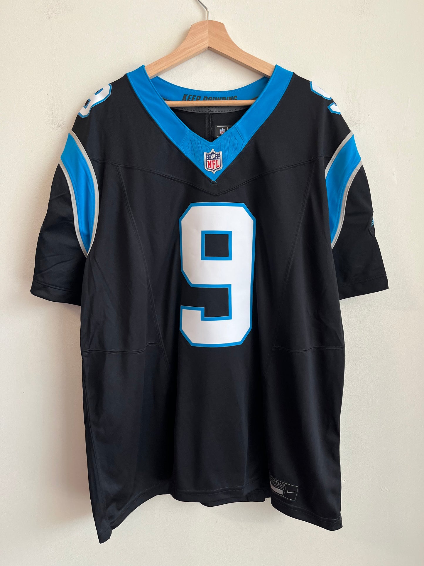 2023 Carolina Panthers Bryce Young Deadstock Nike Vapor F.U.S.E Stitched Jersey (XXL)