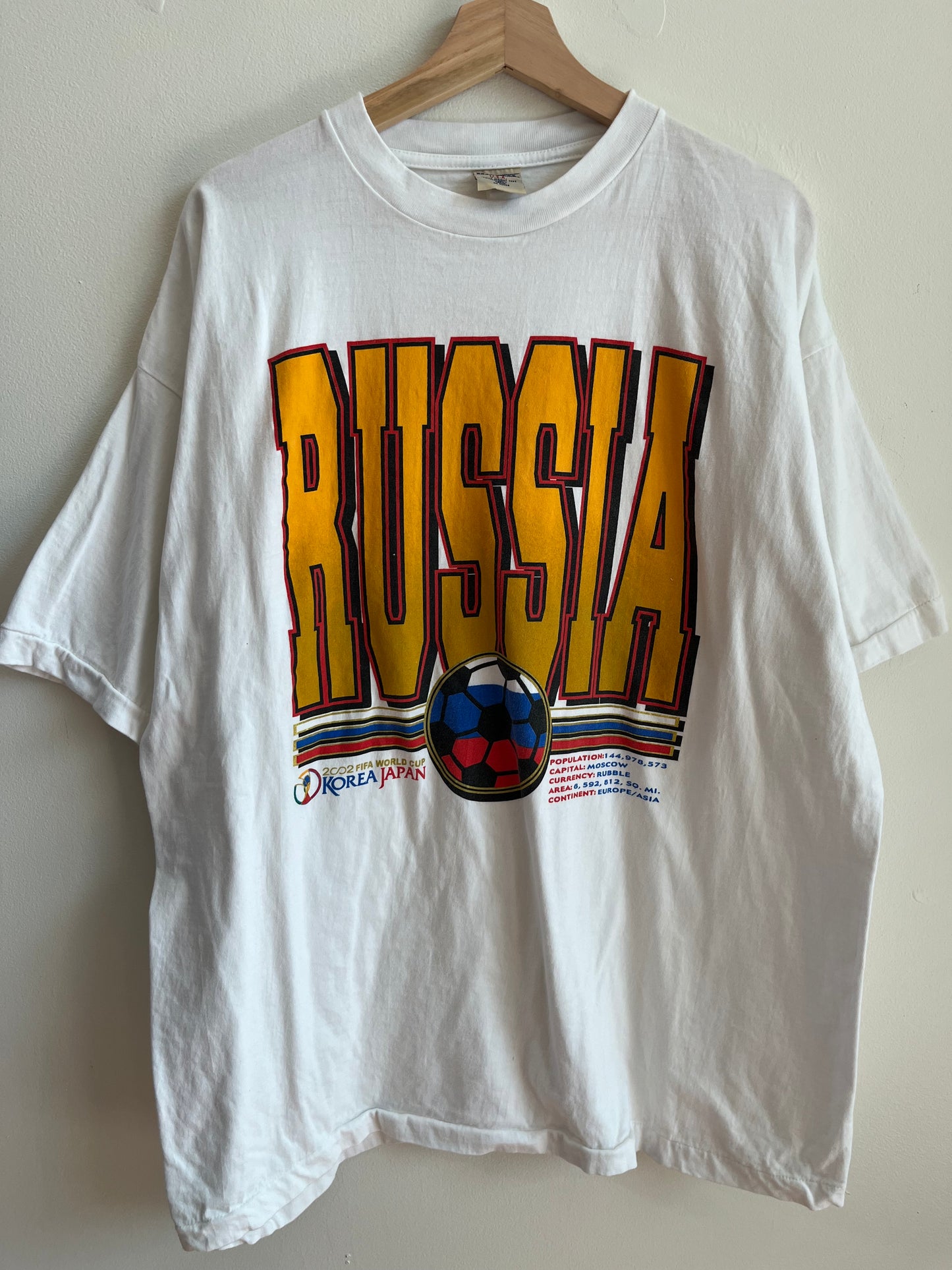 2002 Russia Vintage World Cup Tee (XXL)