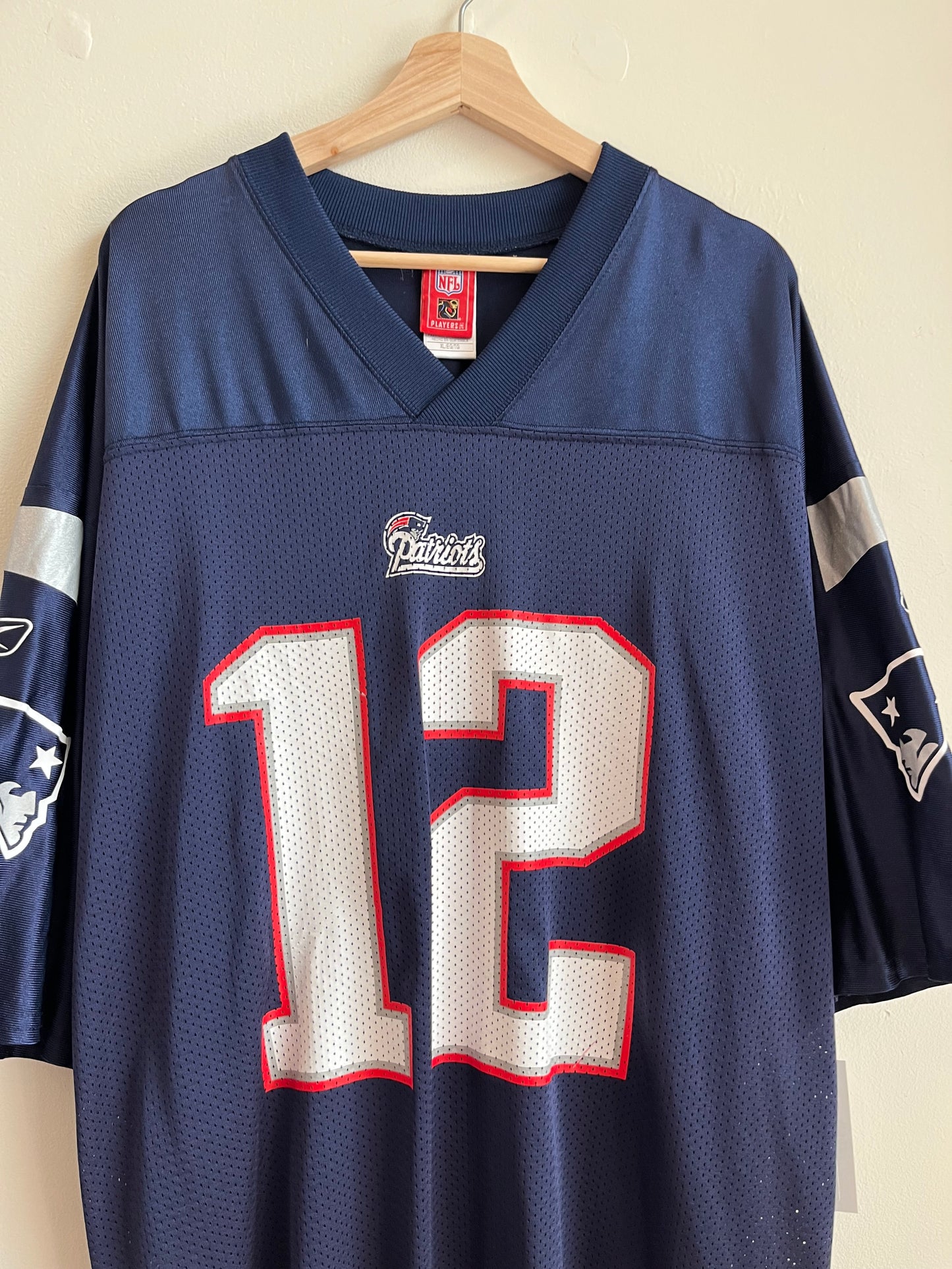 00s New England Patriots tom Brady NFL Players Jersey (XL)