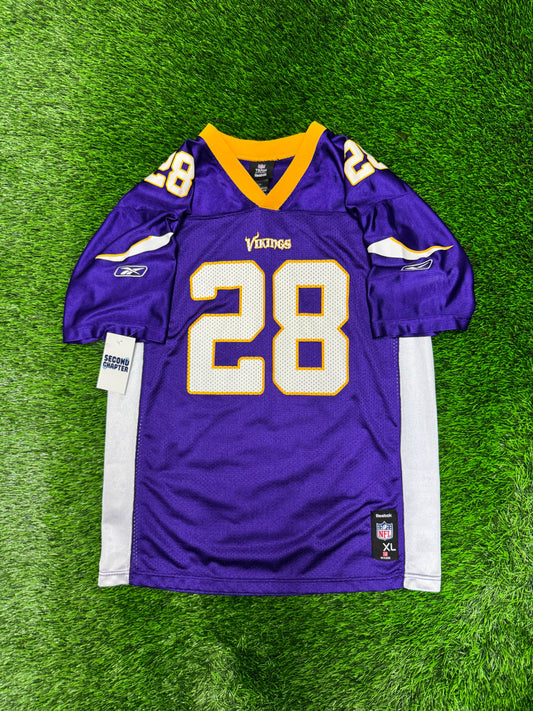 Minnesota Vikings Adrian Peterson #28 Reebok Jersey (Youth XL)