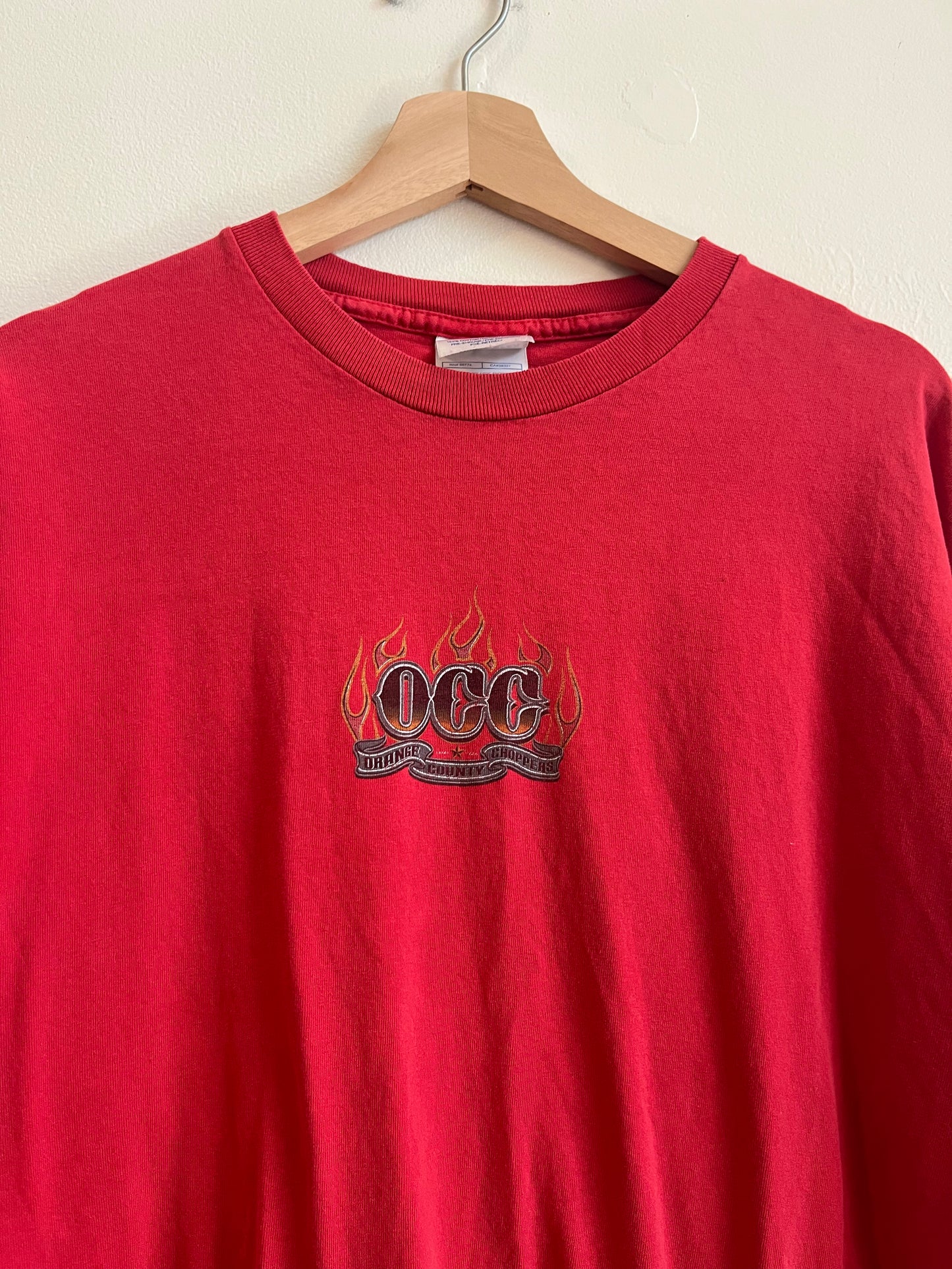 00s Orange County Choppers Red Flames Tee (XL)