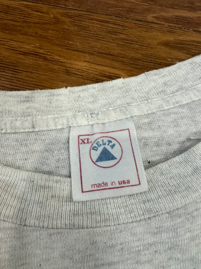 1994 Dallas Cowboys Faded Distressed Caricature Tee (XL)