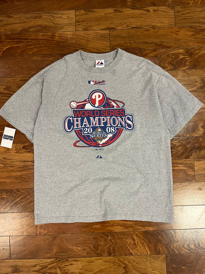 2008 Philadelphia Phillies World Series Tee (XXL)