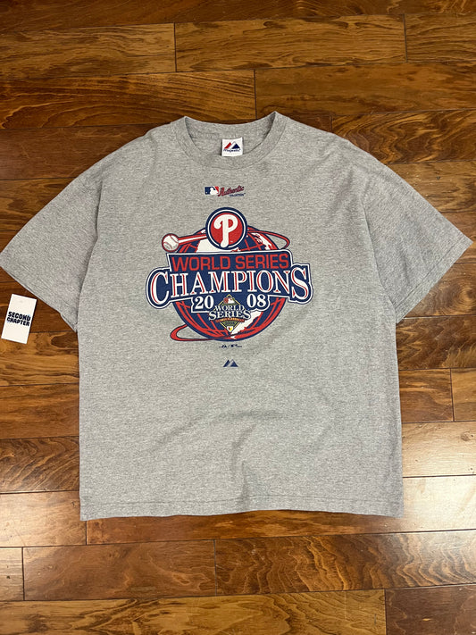 2008 Philadelphia Phillies World Series Tee (XXL)