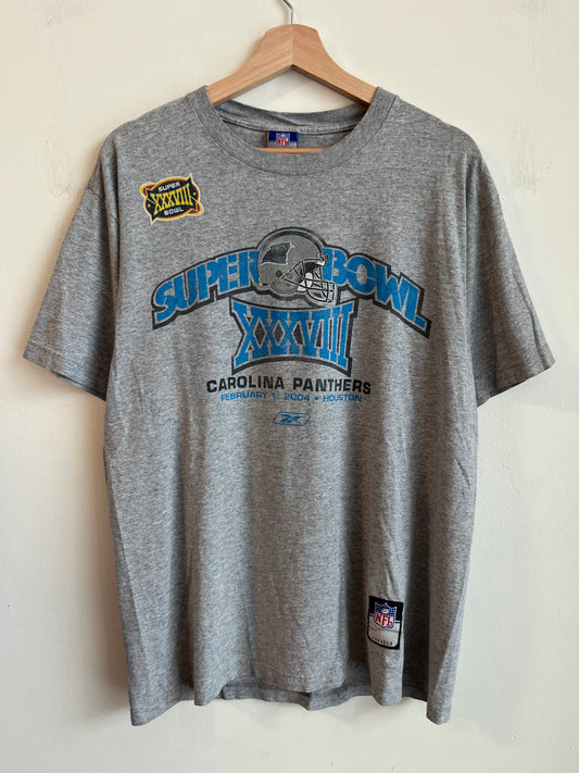 2004 Carolina Panthers Super Bowl Tee (M)