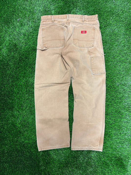 2013 Dickies Tan Red Tab Carpenter Pants (36 x 30)