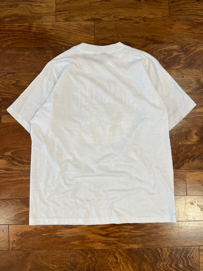 90s Chicago Bulls World Champions White Tee (XL)