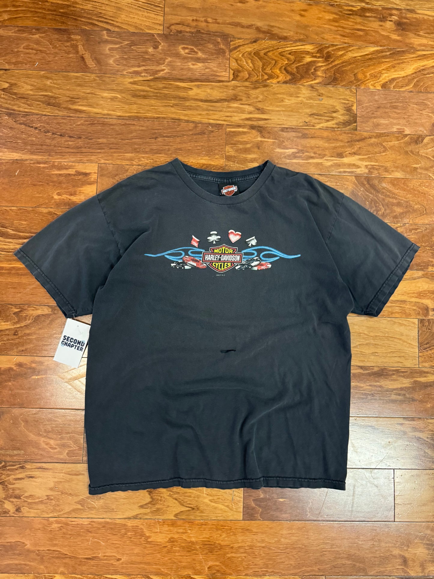 2011 Harley Davidson Florida Distressed Poker Tee (L)