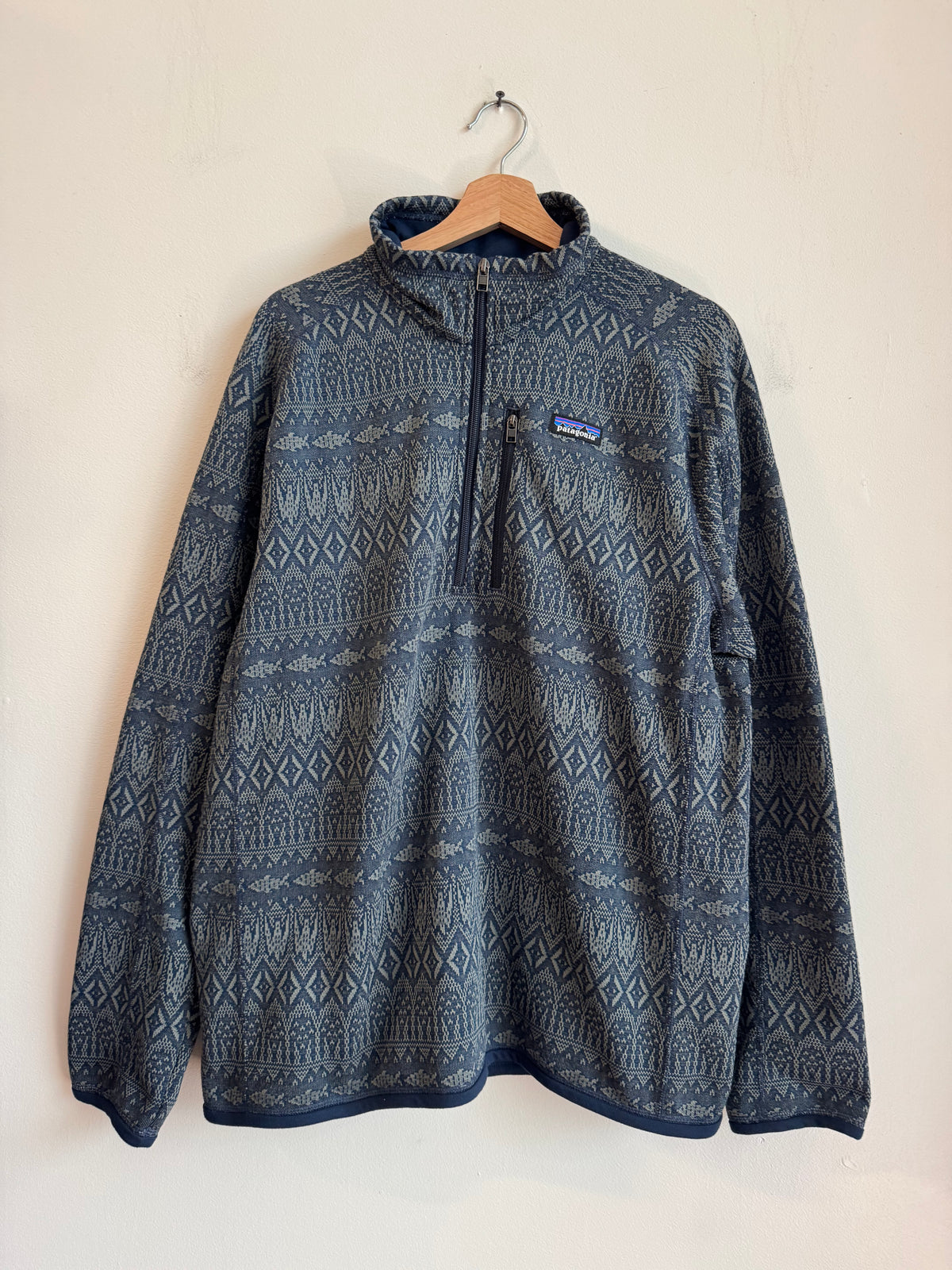 Patagonia Better Sweater 1/4 Zip Falconer Legend Fleece (L)