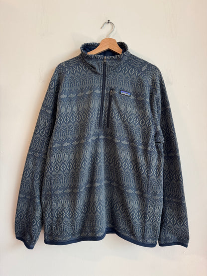 Patagonia Better Sweater 1/4 Zip Falconer Legend Fleece (L)