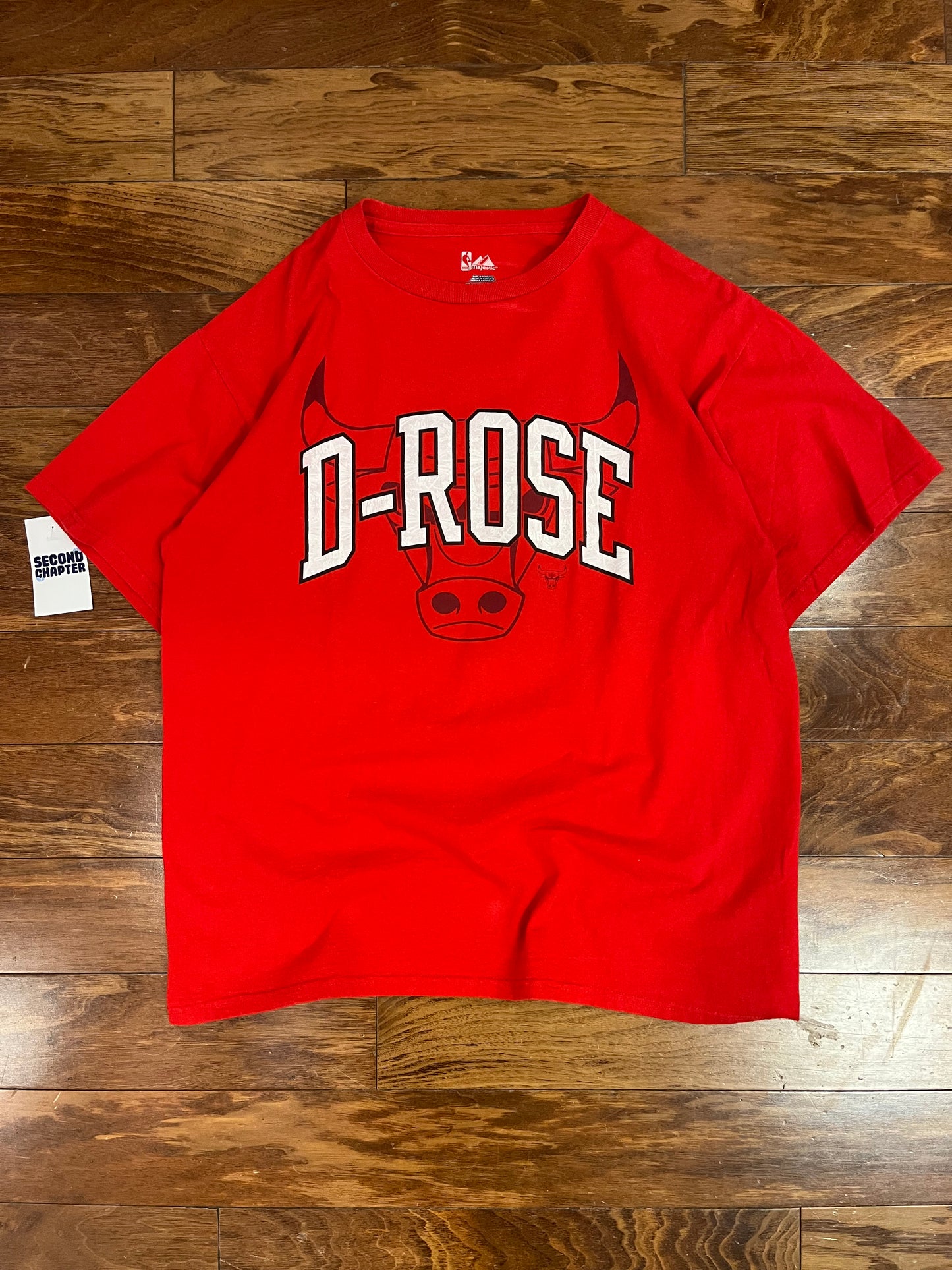 00s Chicago Bulls Derrick Rose "D-Rose" Vintage NBA Tee (L)