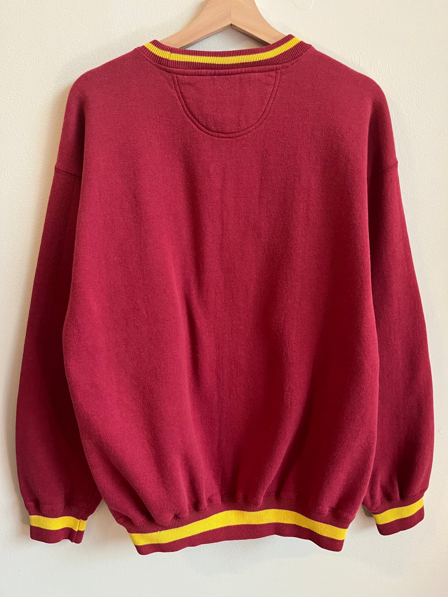 90s Washington Redskins Logo 7 Embroidered Crewneck (L)