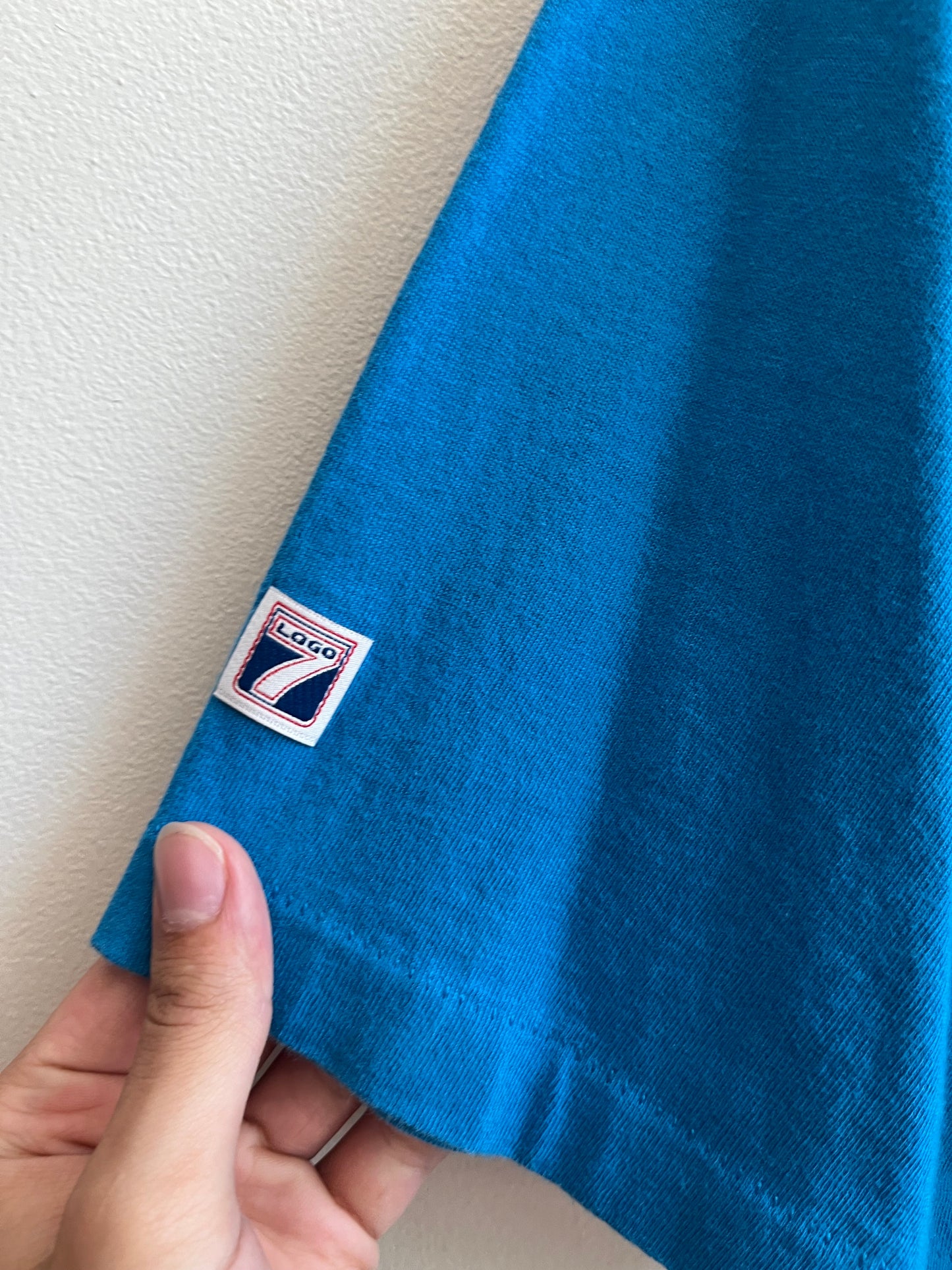 1995 Carolina Panthers Embroidered NFL Blue Tee (L)