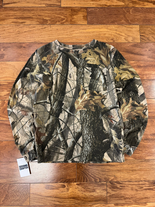 00s Realtree Hardwoods Camo Long-Sleeve (S)