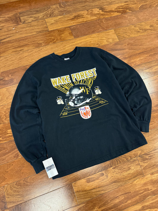 00s Wake Forest Orange Bowl Long-Sleeve Shirt (L)