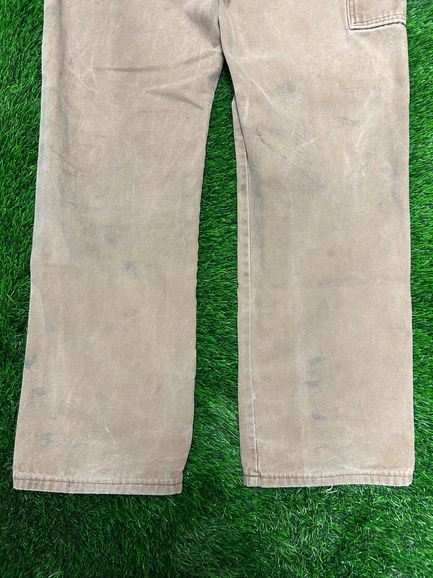 00s Dickies Faded Heavily Worn Tan Carpenter Pants (34 x 34)