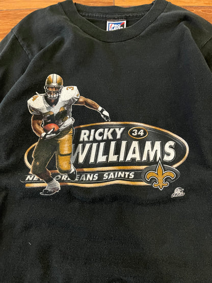 00s New Orleans Saints Ricky Williams Tee (Youth L)