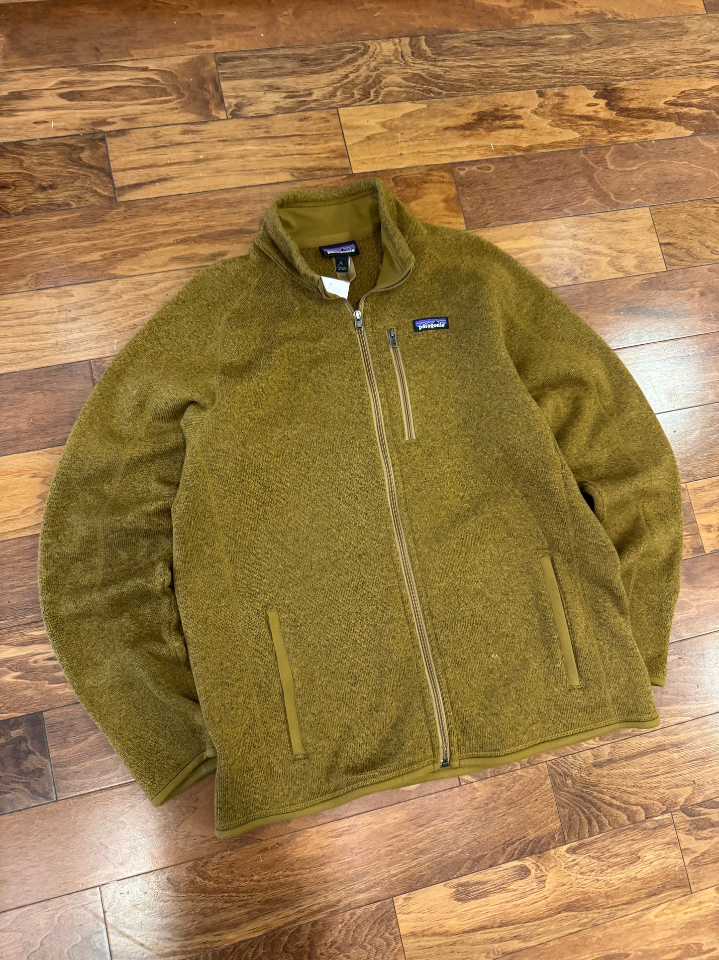 2010 Patagonia Better Sweater Desert Moss Full Zip Fleece (L)
