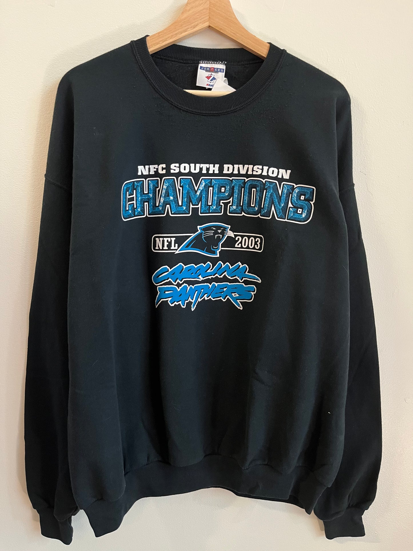 2003 Carolina Panthers South Division Champions Crewneck (XL)