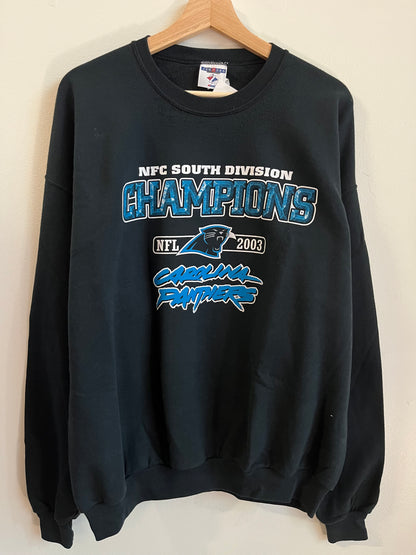 2003 Carolina Panthers South Division Champions Crewneck (XL)