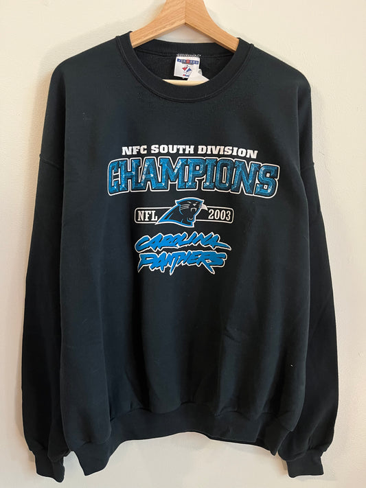 2003 Carolina Panthers South Division Champions Crewneck (XL)