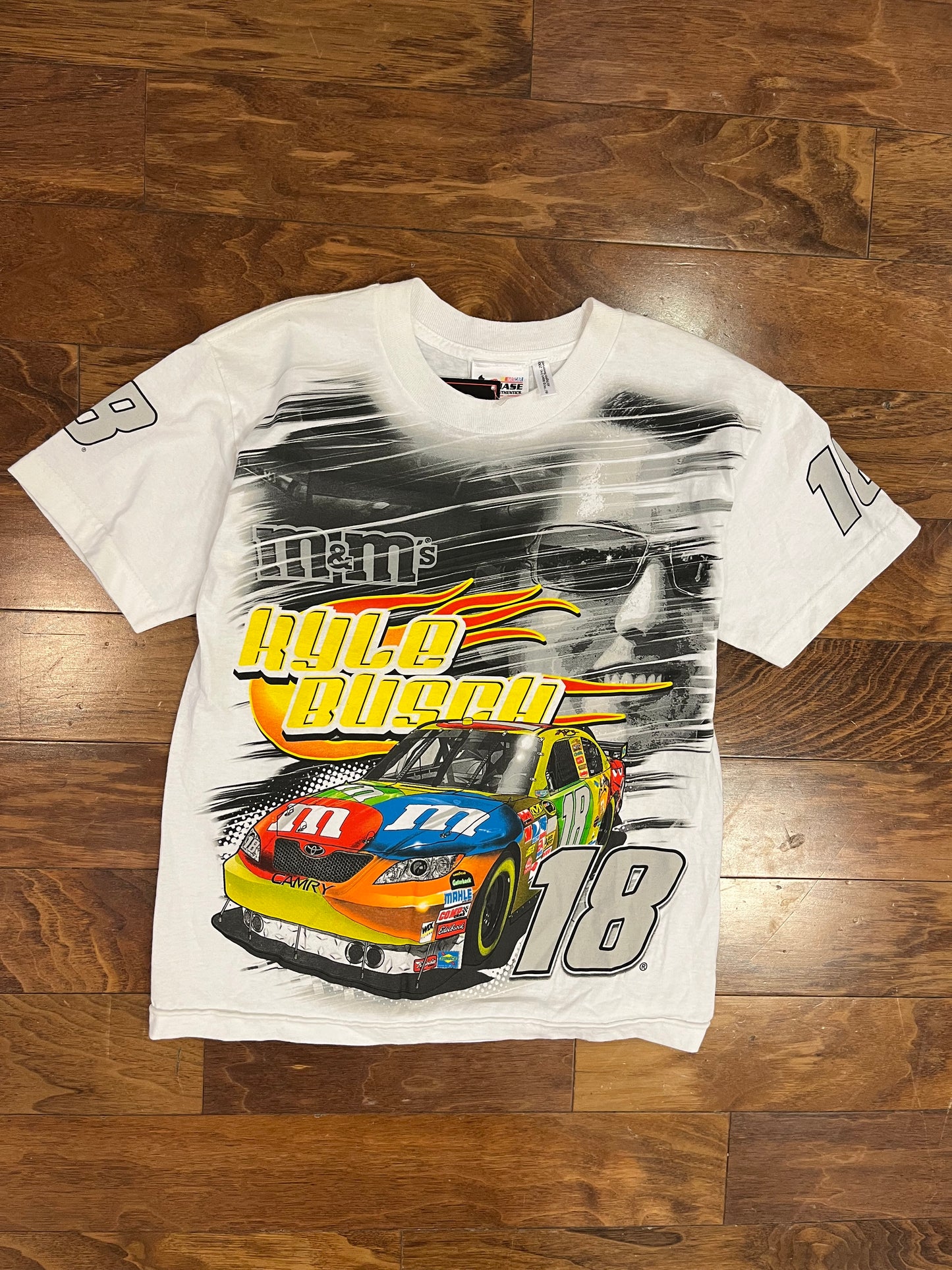 2008 Nascar Kyle Bush M&M AOP Tee (Youth M)