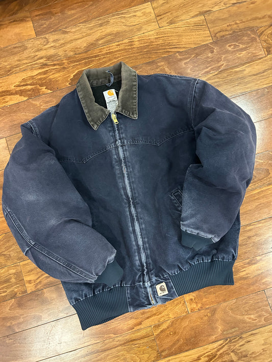 2004 Carhartt Faded Midnight Santa Fe Jacket (XXL)