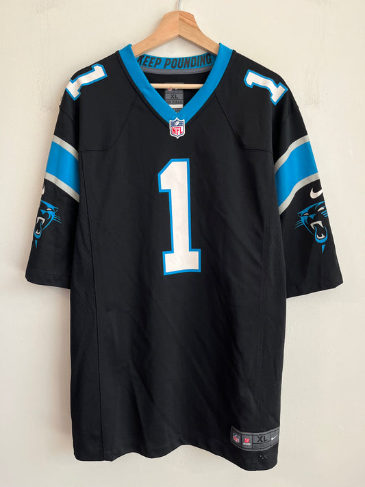 2012 Carolina Panthers Cam Newton Nike Home Jersey (XL)