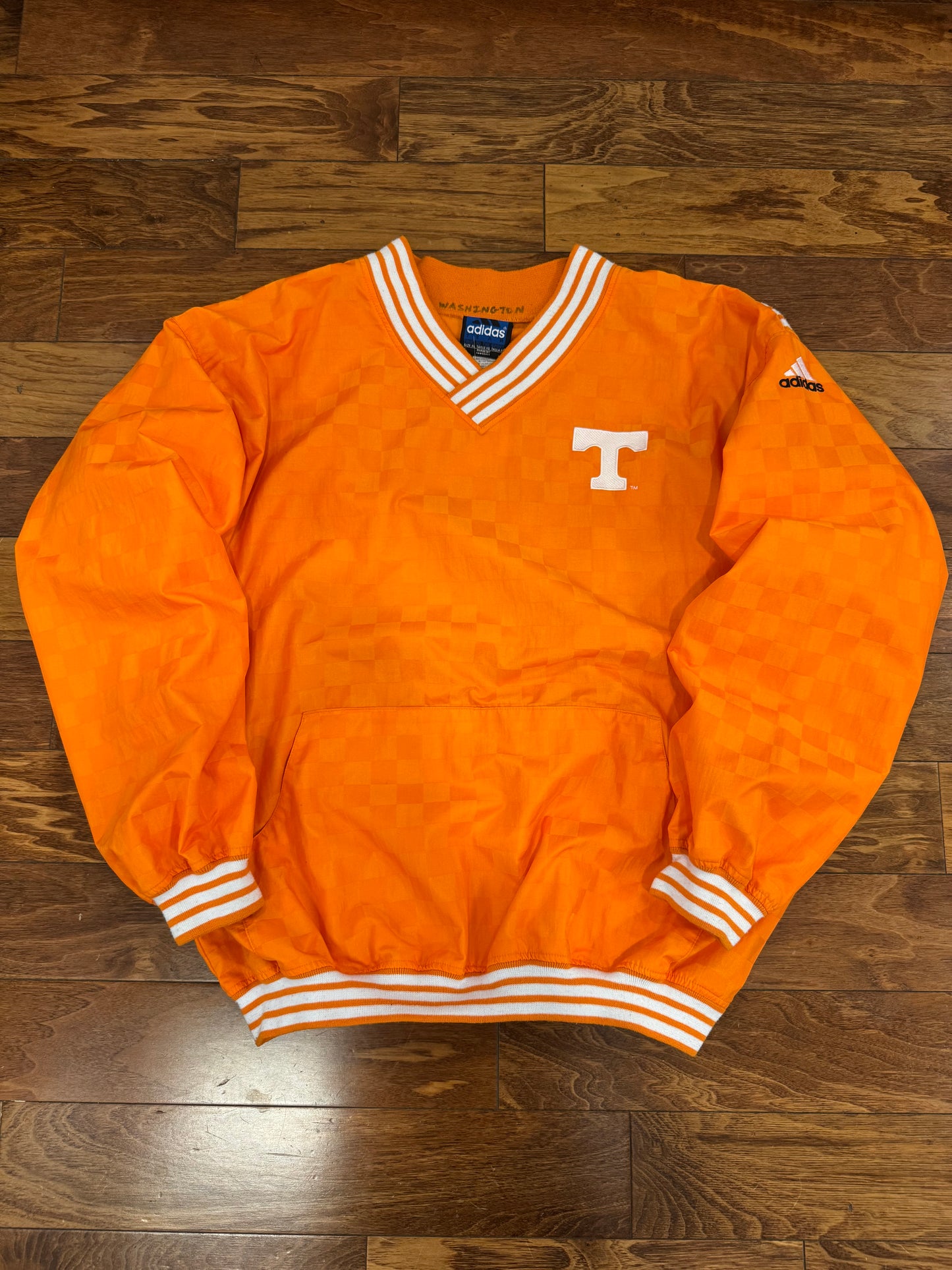 90s Adidas Tennessee Checkerboard Windbreaker (XL)