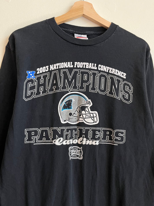 2003 Carolina Panthers NFC Champions Long Sleeve Shirt (M)