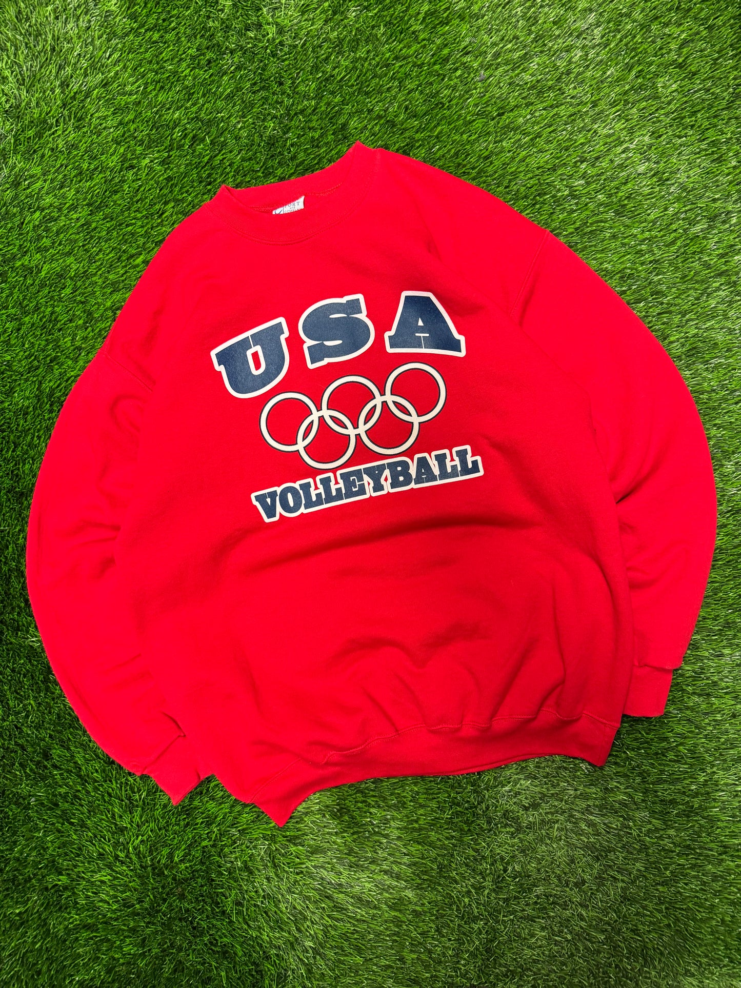 00s USA Volleyball Front/Back Vintage Crewneck (L)