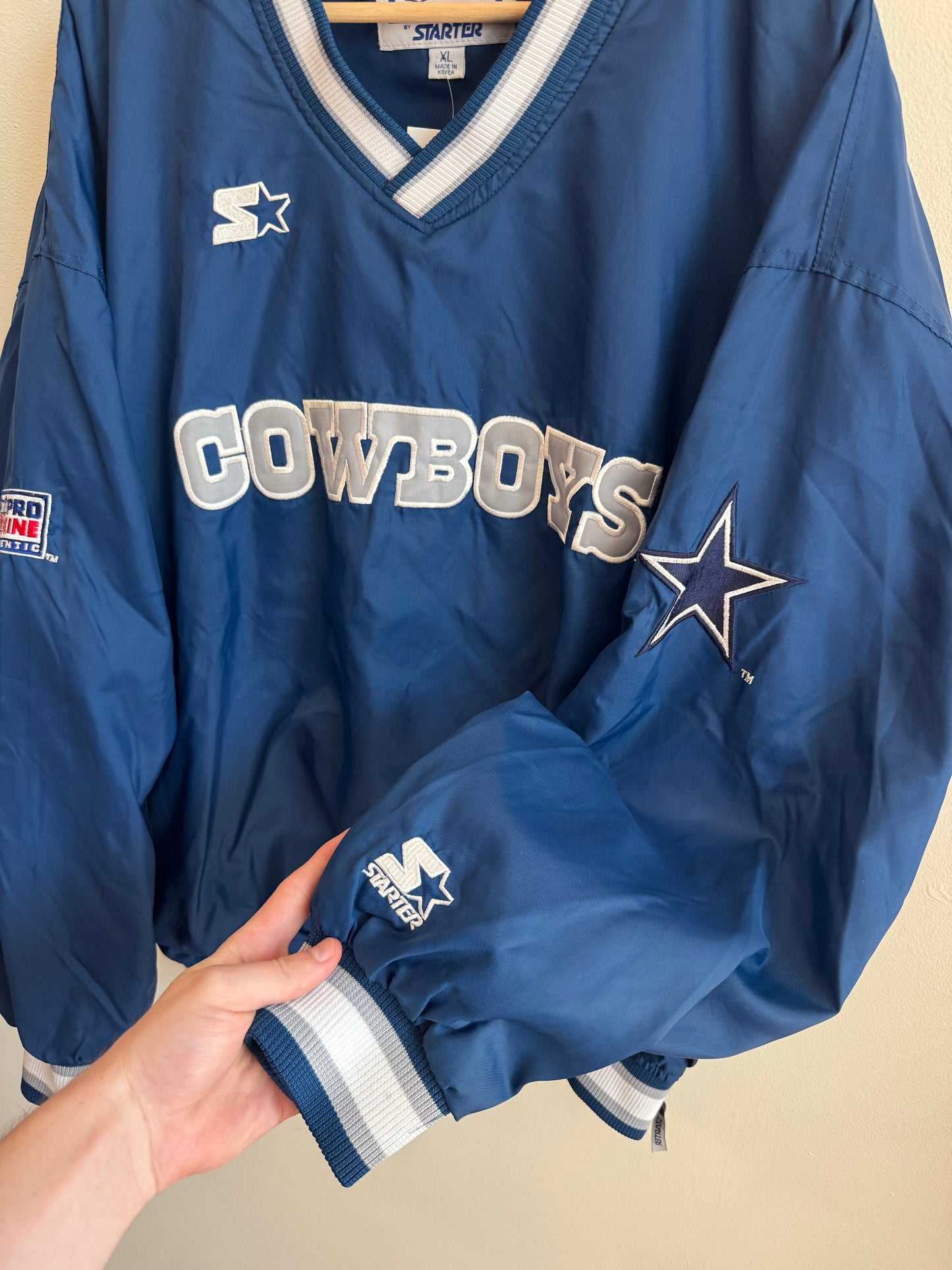 90s Dallas Cowboys Pro Line NFL Starter Windbreaker (XL)