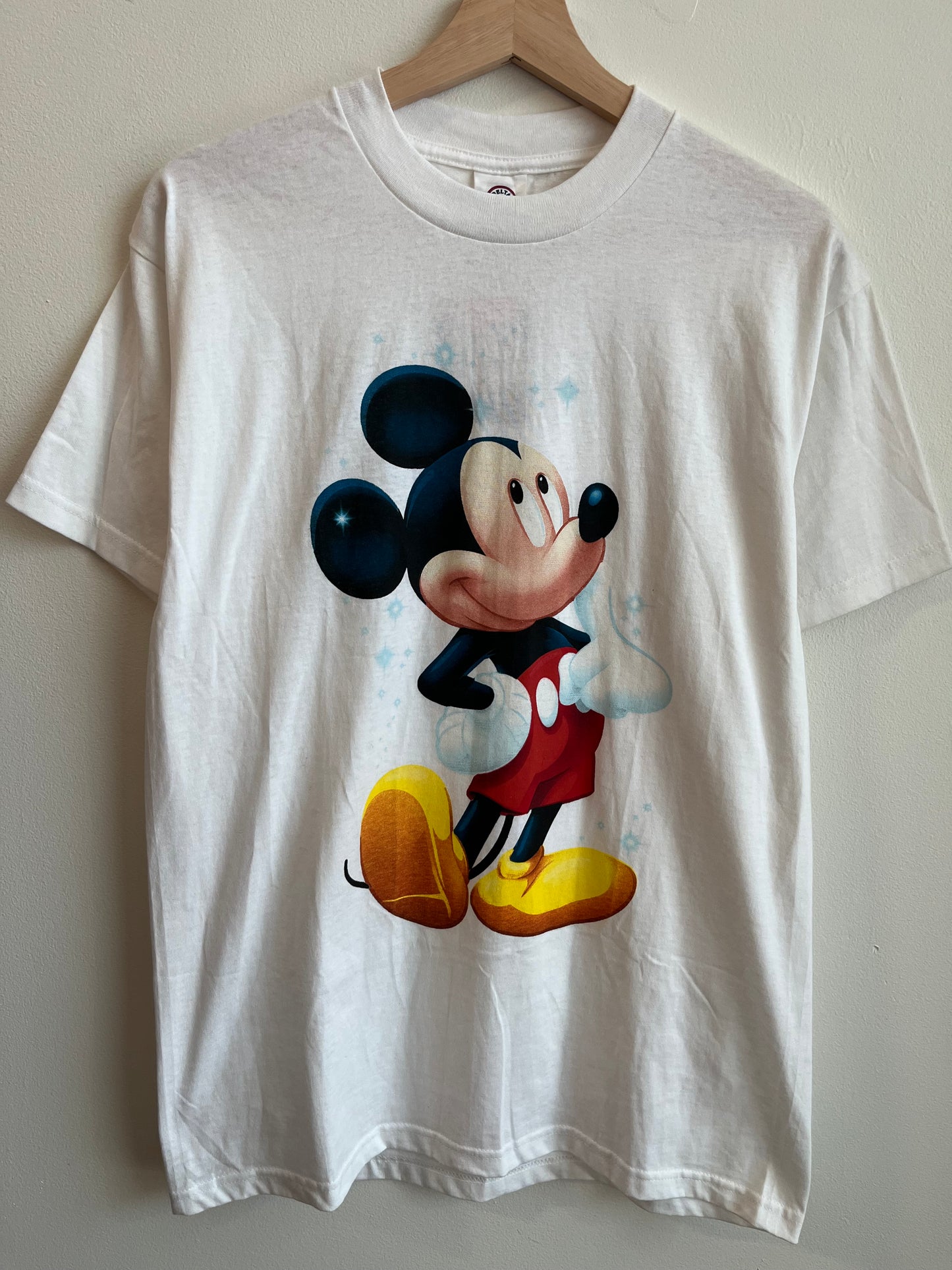 00s Mickey Mouse Deadstock White Disney Tee (M)