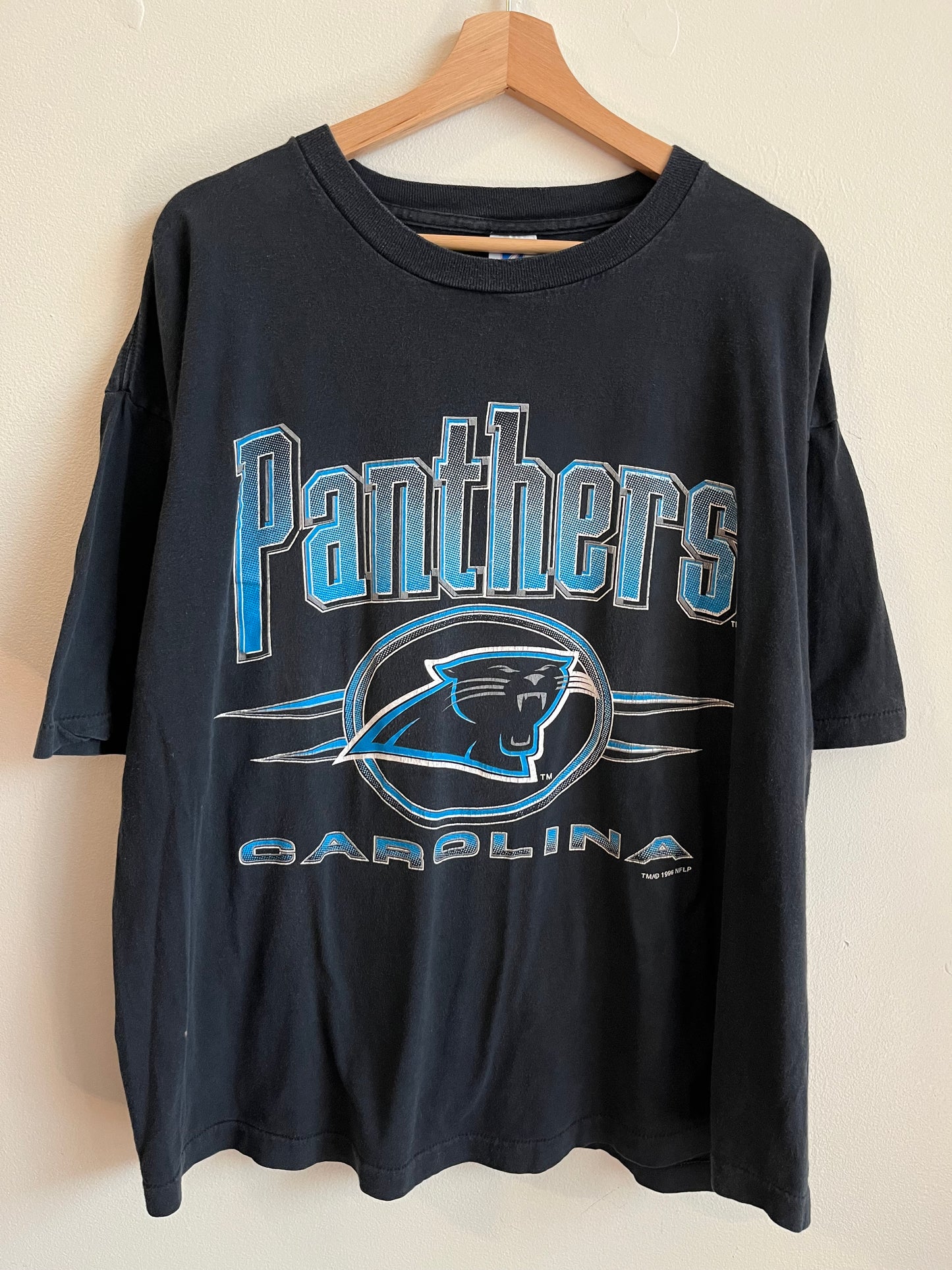 1996 Carolina Panthers Logo 7 Tee (XL)