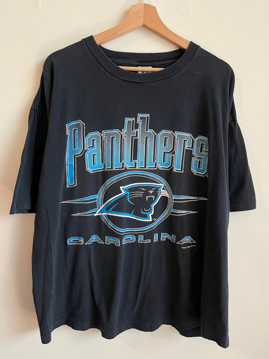 1996 Carolina Panthers Logo 7 Tee (XL)