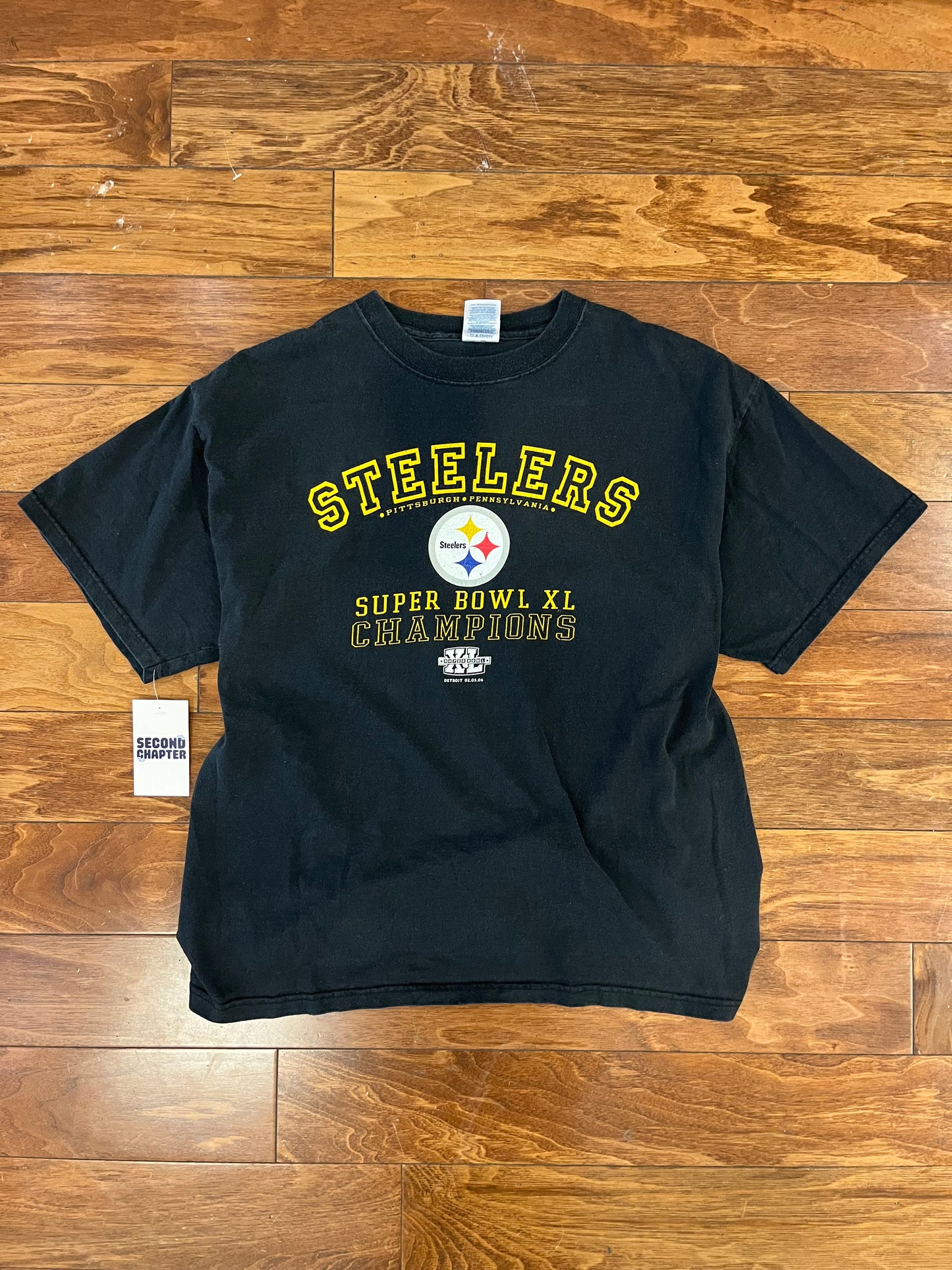 2006 Pittsburgh Steelers Super Bowl XL Tee (L)