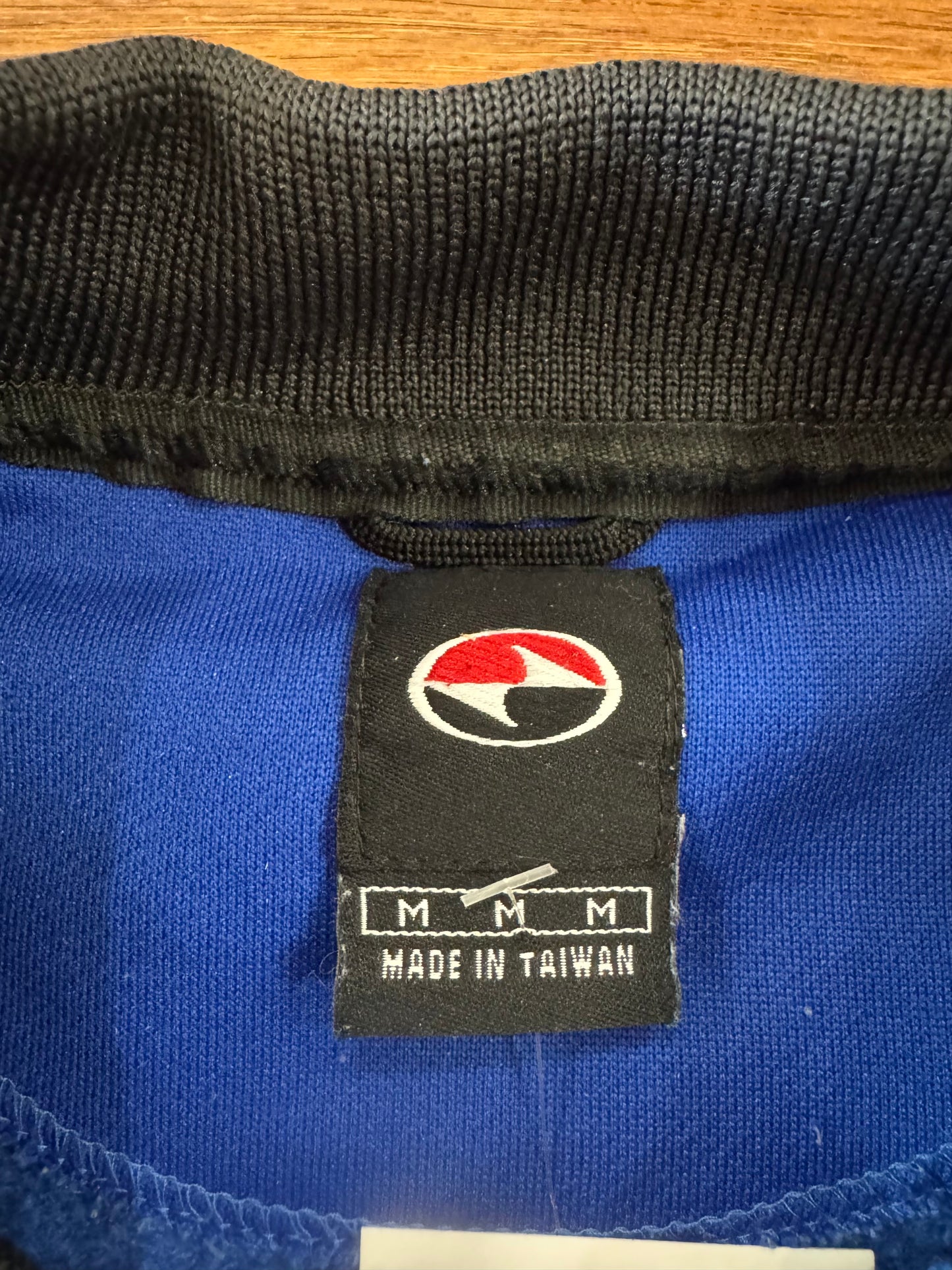 90s Nike Fit Essential Swoosh Blue Crewneck (M)