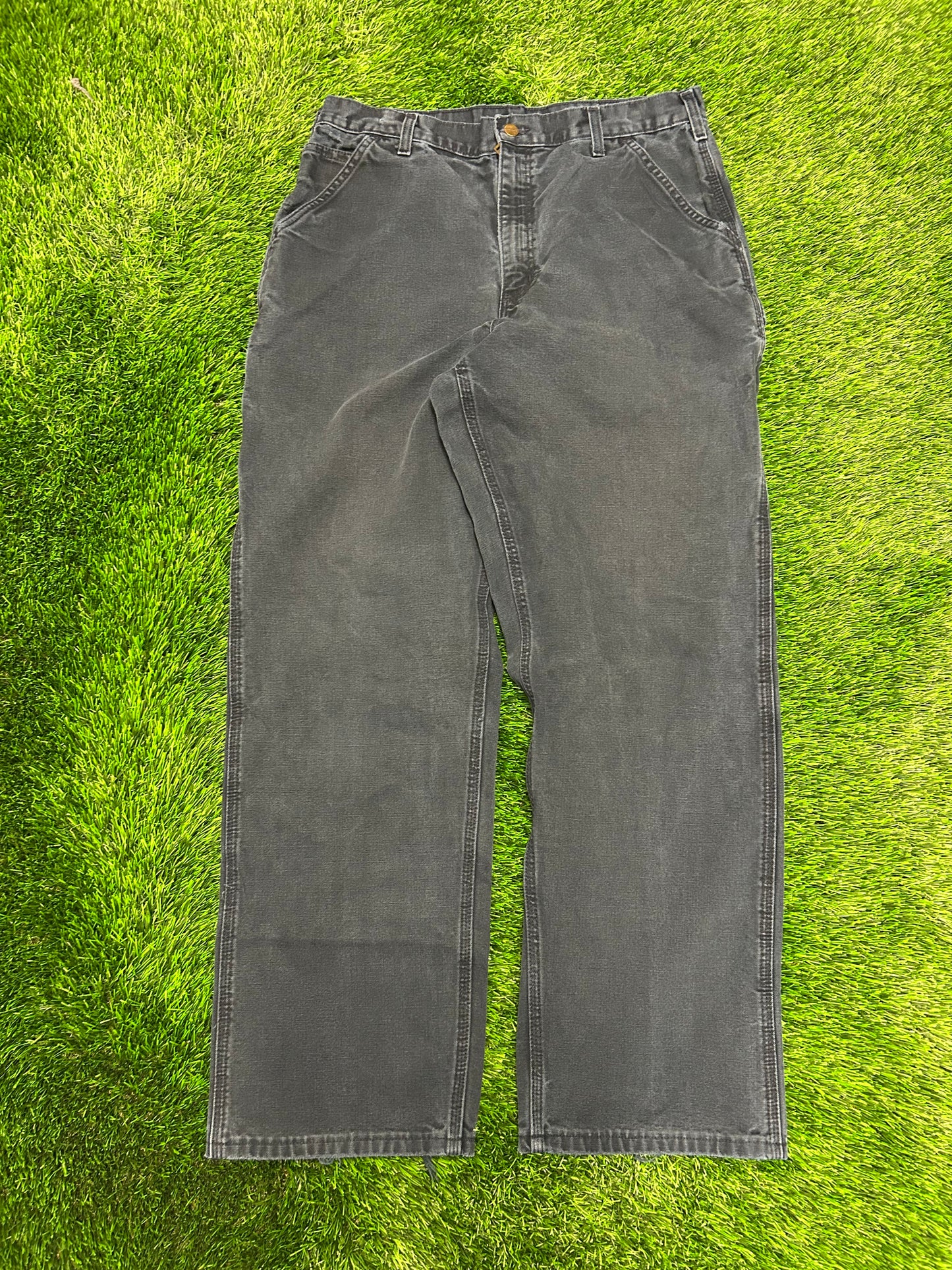 00s Vintage Carhartt Navy Carpenter Pants (34 x 32)