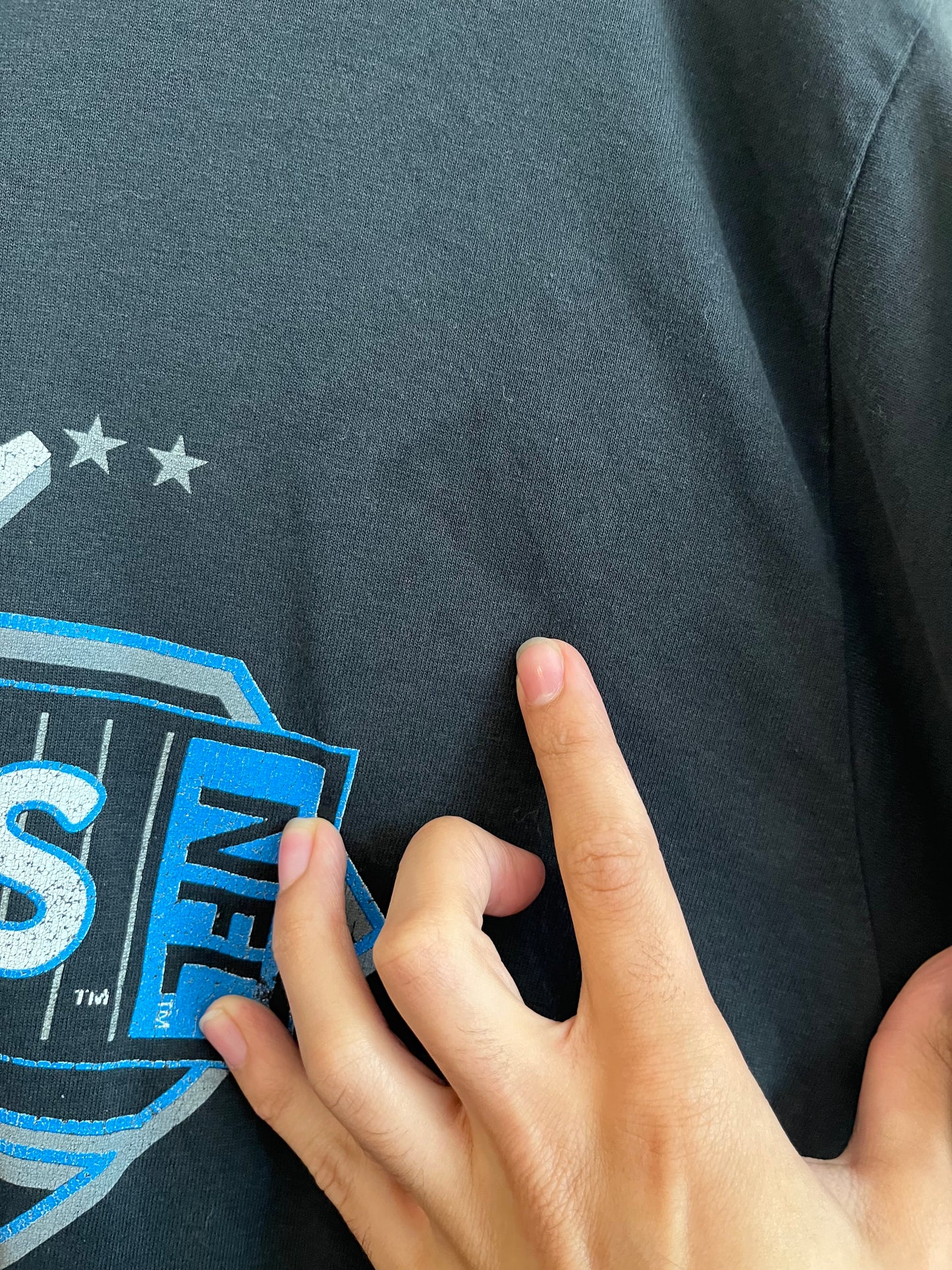 1993 Carolina Panther Black Home Team Tee (XL)