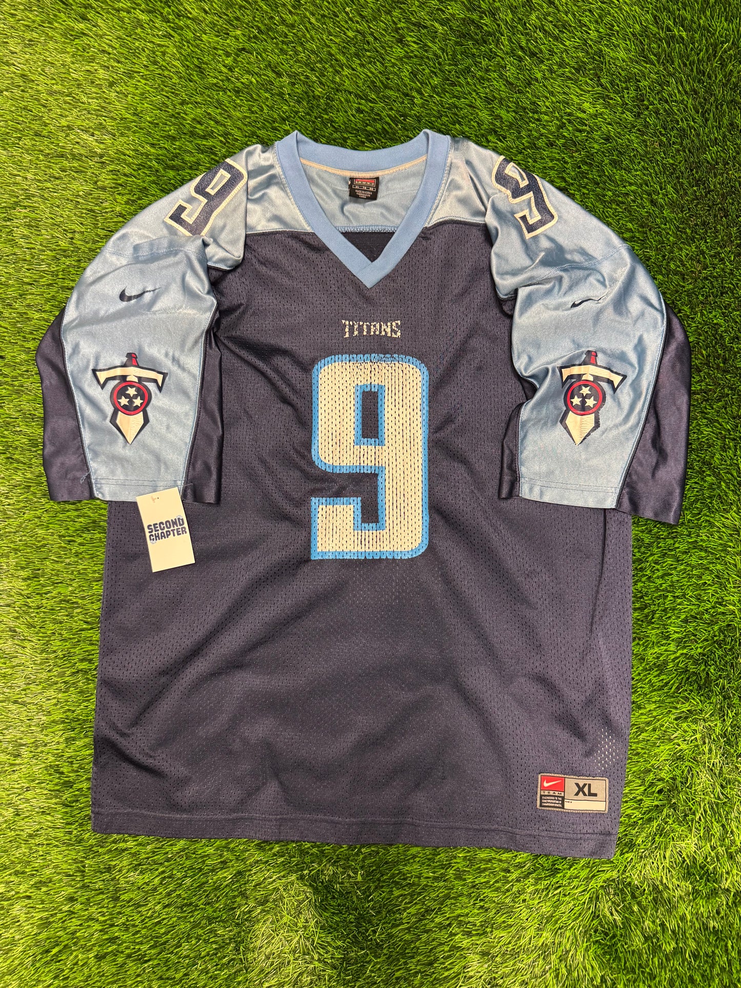 Tennessee Titans Steve McNair Nike Team #9 Jersey (XL)