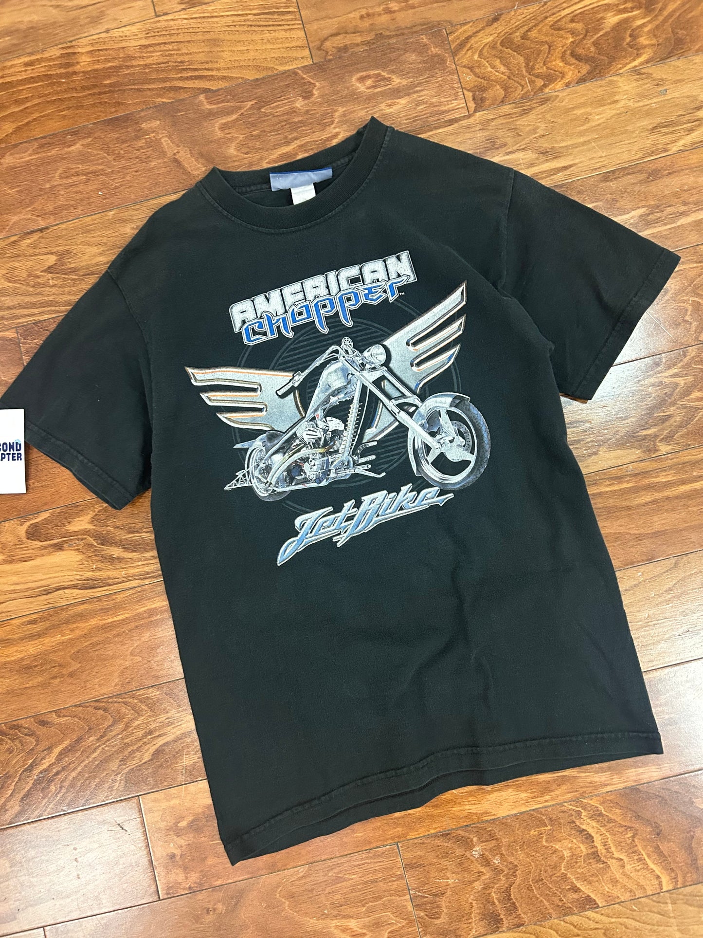 2004 American Chopper Jet Bike Vintage Faded Tee (S)
