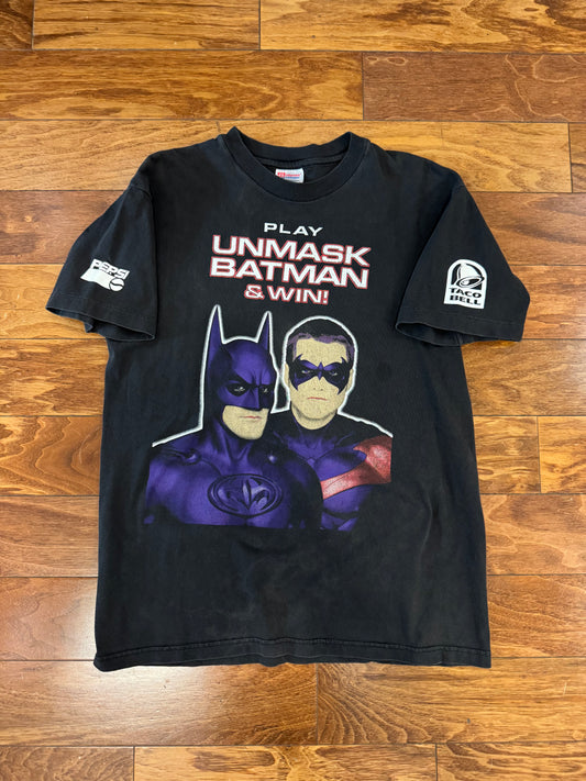 1997 Batman & Joker Vintage Taco Bell DC Promo Tee (M)