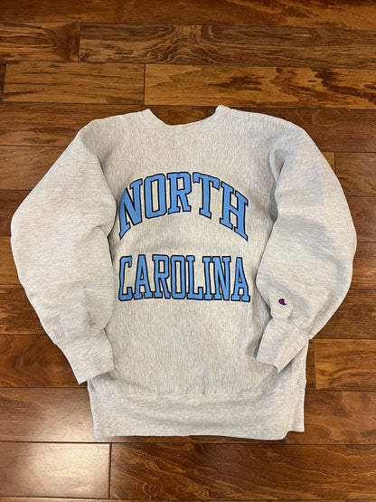 90s UNC North Carolina Vintage Champion Reverse Weave Crewneck (XL)