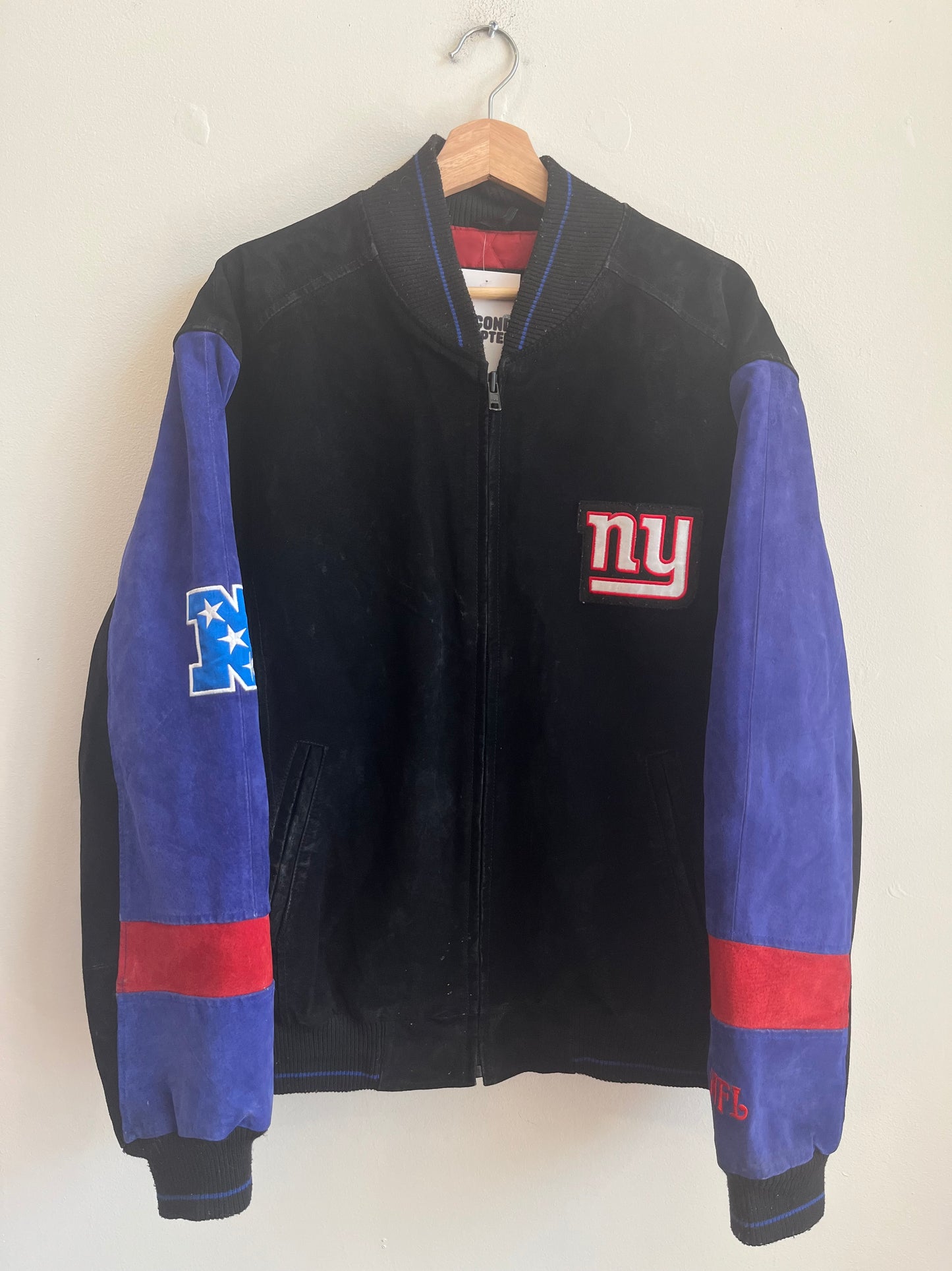 00s New York Giants Suede NFL Jacket (M)