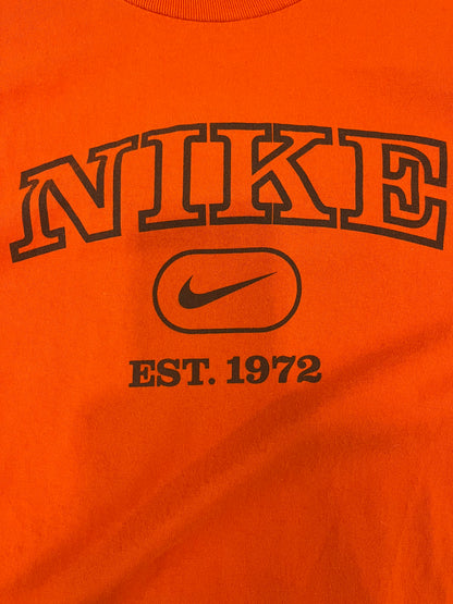 00s Nike Orange Spell Out Tee (XL)